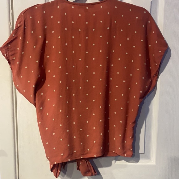 Polka dot wrap top - Picture 8 of 11